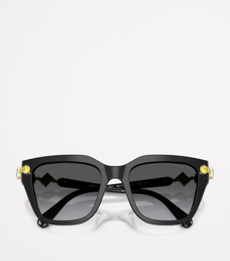 Swarovski oversized acetate sunglasses SK6041, imported from the UK