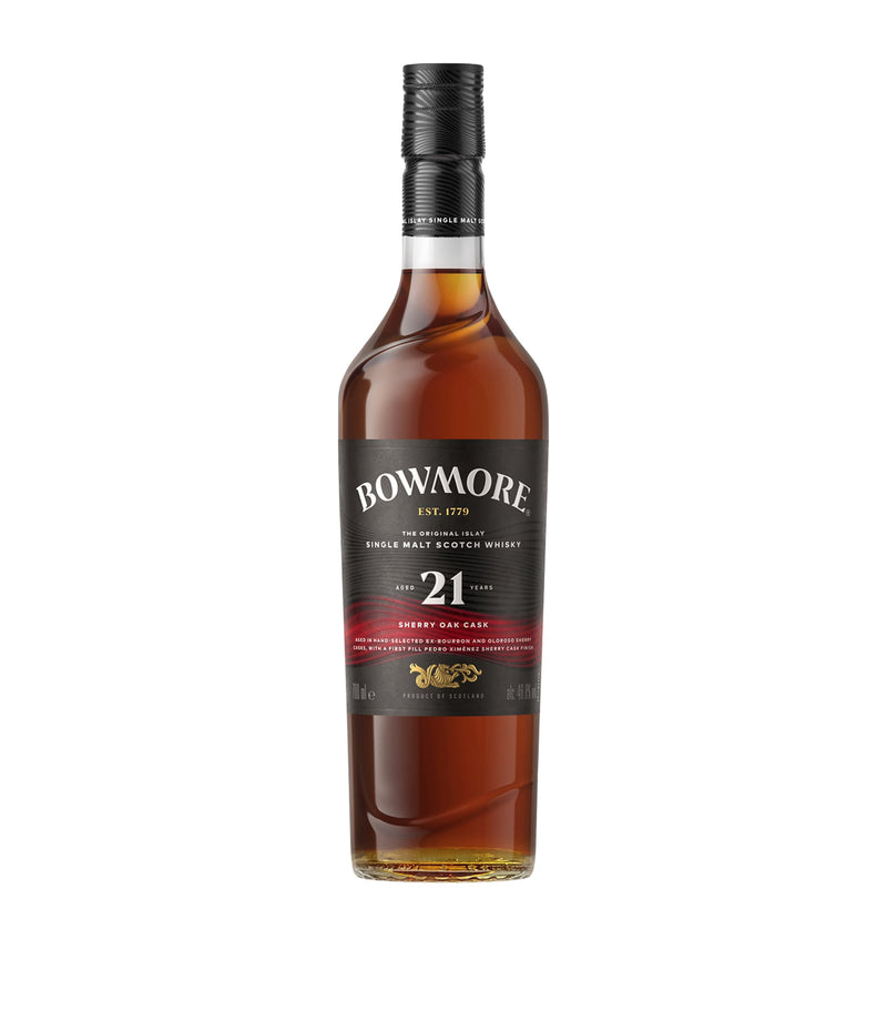 Bowmore 21-Year-Old Sherry Oak Cask Scotch Whisky 70cl - British product