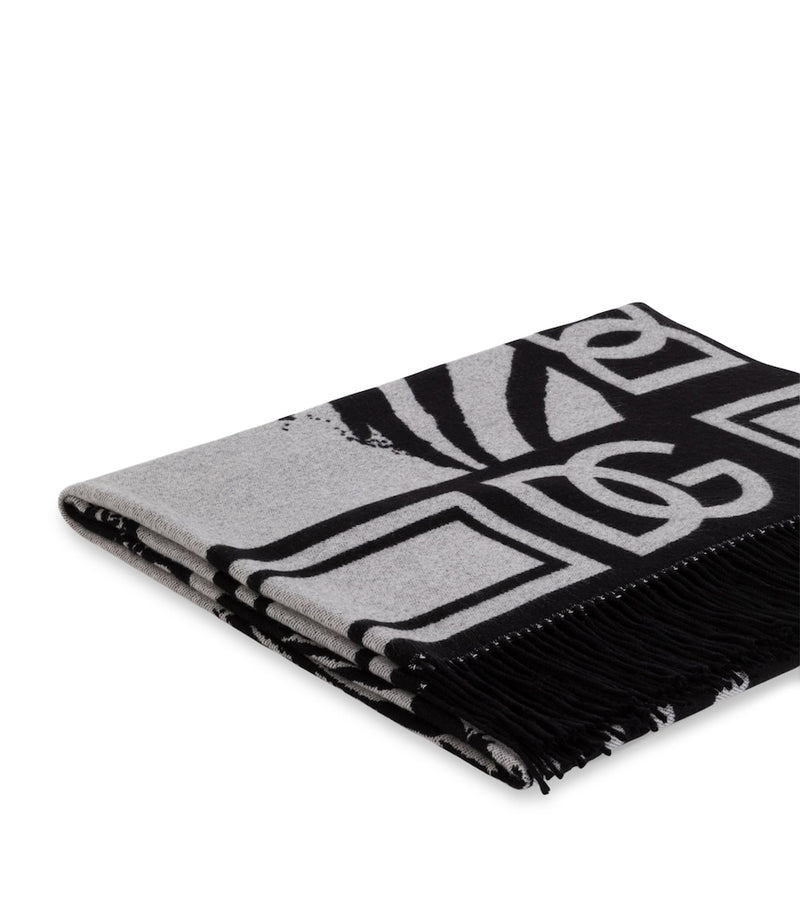 Dolce&Gabbana Casa cashmere zebra throw 140cm x 180cm - British product