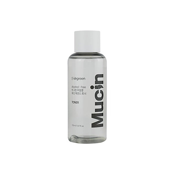 VEGREEN Alcohol-Free Mucin Essence Toner 150ml (British brand)