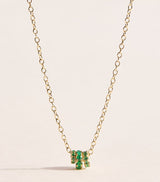 Harrods Spinelli Kilcollin Yellow Gold and Emerald Vesta Necklace- Buy online at McGrocer
