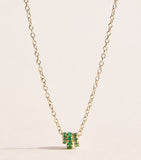 Spinelli Kilcollin Vesta necklace yellow gold emerald - British product