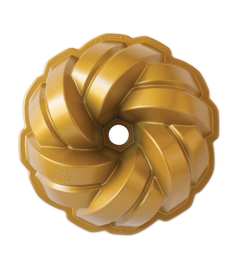 Nordic Ware 75th Anniversary Braided Bundt Pan 27cm, imported from the UK