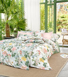 Schlossberg floral cotton flat sheet 280cm x 290cm (British brand)