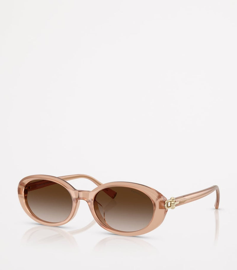 Tiffany & Co. oval acetate sunglasses, UK version