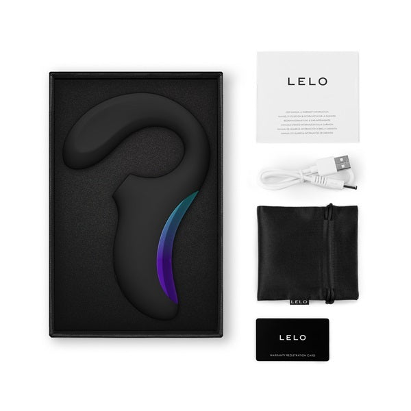 LELO Enigma Wave dual stimulation sonic massager black - British product