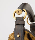 Saint Laurent medium leopard print shoulder bag - British product
