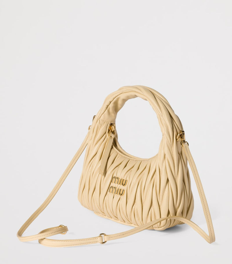 Miu Miu Wander bag in matelassé nappa leather (British brand)