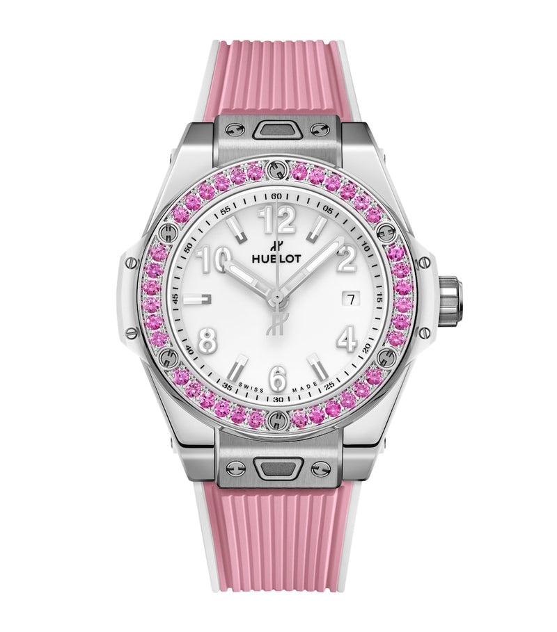 Hublot Big Bang One Click watch 33mm stainless steel sapphire - British product