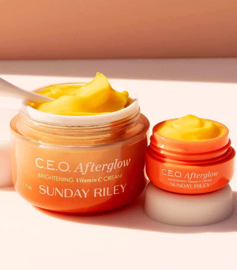 Sunday Riley Afterglow Brightening Vitamin C Cream 50g, imported from the UK