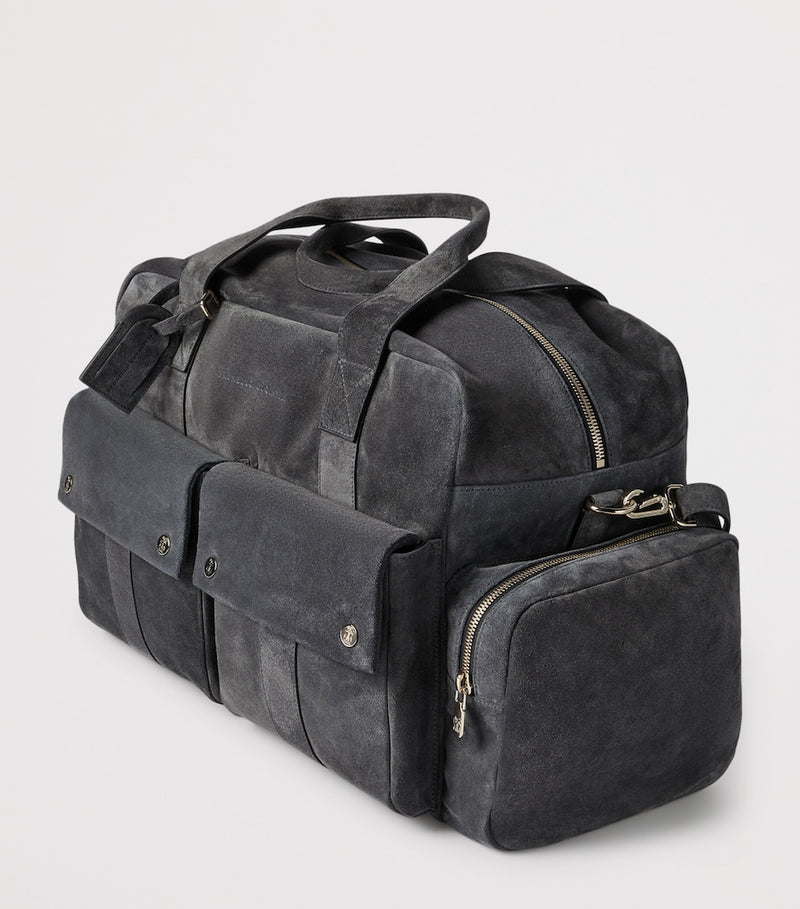 Brunello Cucinelli suede leisure bag, imported from the UK