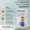 Bionutrica BioMan male fertility supplement 60 tablets, imported from the UK