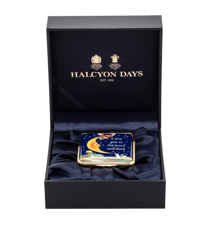 Halcyon Days enamel I Love You to the Moon and Back box (British brand)