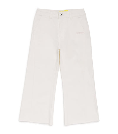 Harrods Off-White Bookish Diagonal Straight Jeans Barnejeans (4-12+ år) - Kjøp online på McGrocer