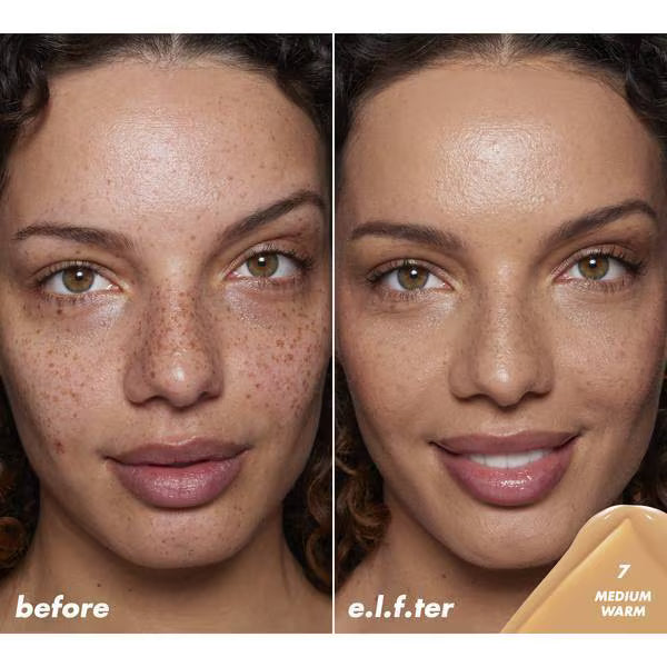 e.l.f. Halo Glow Skin Tint 7 Medium Warm - British product