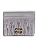 Miu Miu Matelassé Nappa Leather Card Holder, UK version