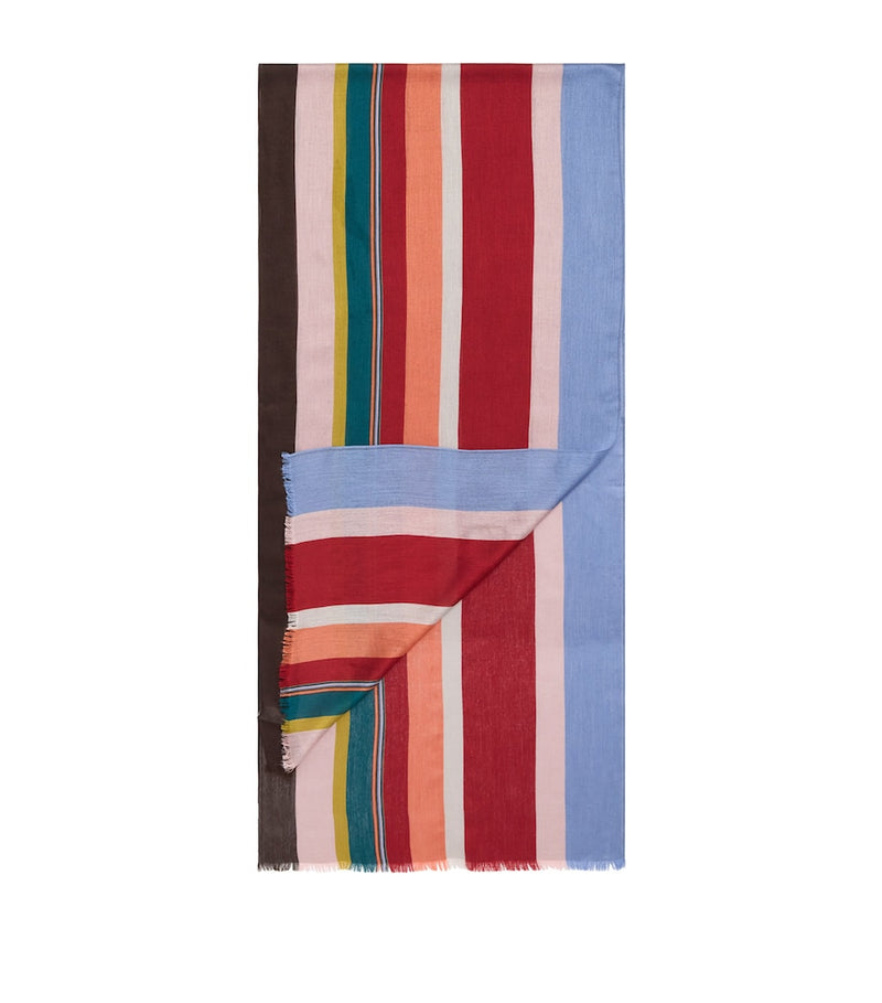 Paul Smith Signature Stripe Block scarf 46x185cm - British product