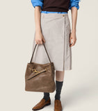 Miu Miu Aventure bucket bag nappa leather, imported from the UK