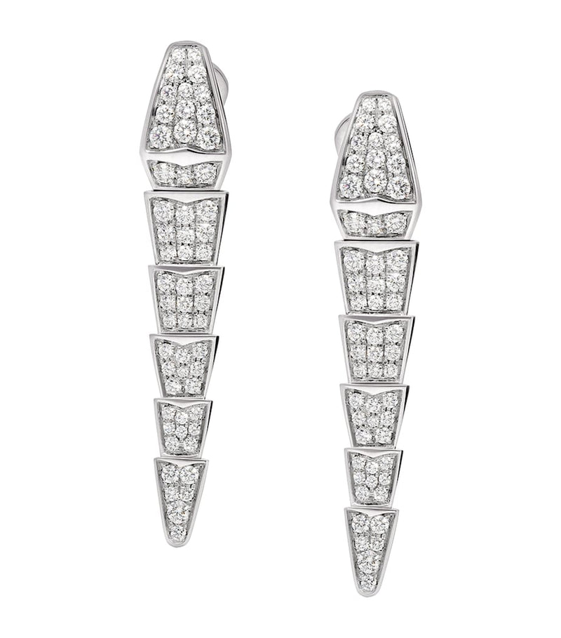 Bvlgari Serpenti Viper drop earrings, UK version