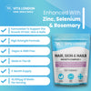 Vita London Hair Skin Nails Growth Complex 120 tablets, imported from the UK