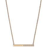Harrods Chopard Rose Gold and Diamond Ice Cube Necklace- Buy online at McGrocer