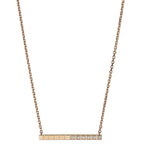 Chopard Ice Cube rose gold diamond necklace (British brand)