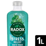 Superdrug Radox Mineral Therapy Stress Relief Bath Soak 1L- Buy online at McGrocer