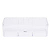Studio London storage box clear grey 23.3cm (British brand)