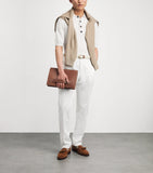 Eleventy hand-held pouch with palm strap - (British brand)