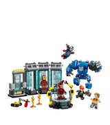 Harrods Lego Marvel Iron Man's Laboratory Hall of Armour Building Set 76315- Buy online at McGrocer