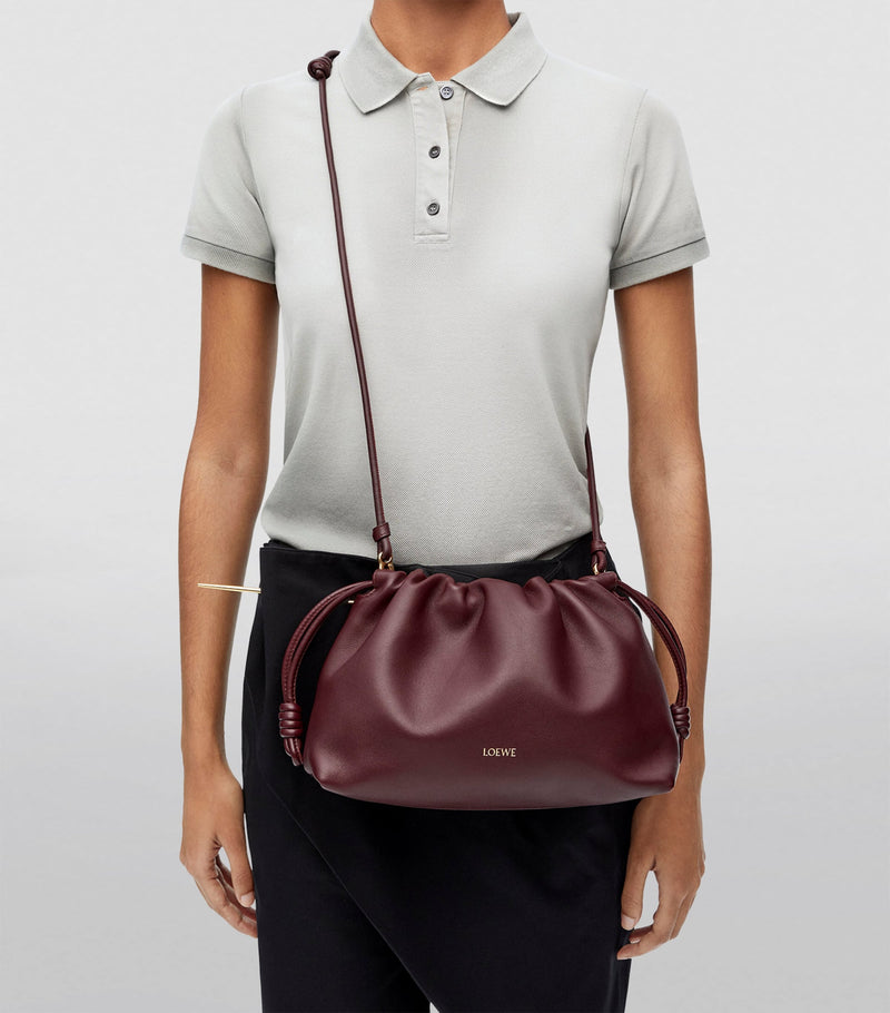 LOEWE Flamenco purse in lamb and calfskin leather, UK version
