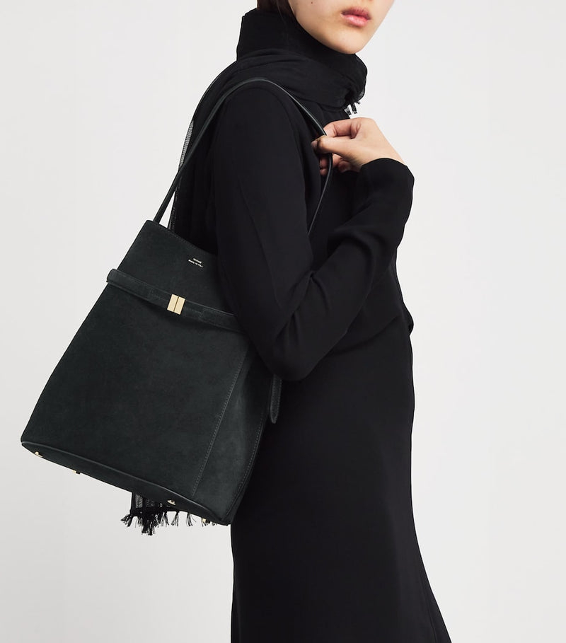Toteme suede bucket bag, imported from the UK