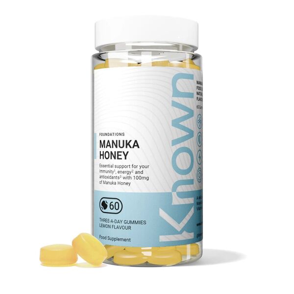 Known Nutrition Manuka Honey Gummies 60 - British product