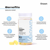 Known Nutrition Manuka Honey Gummies 60 - British product