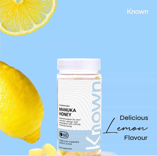 Known Nutrition Manuka Honey Gummies 60 - British product