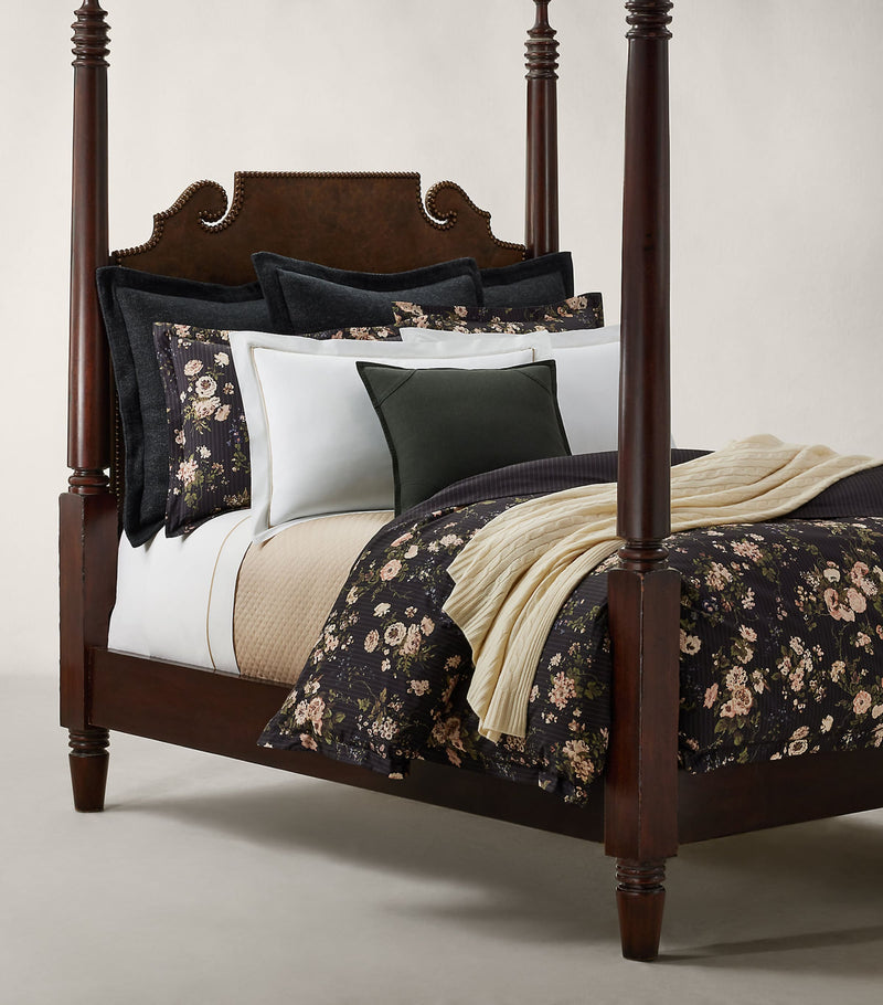 Ralph Lauren Home Cotton Thompson Oxford Pillowcase 50cm x 75cm, imported from the UK