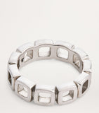 Tom Wood cushion open ring recycled sterling silver, imported from the UK