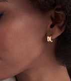 Bvlgari B.zero1 hoop earring rose gold - British product