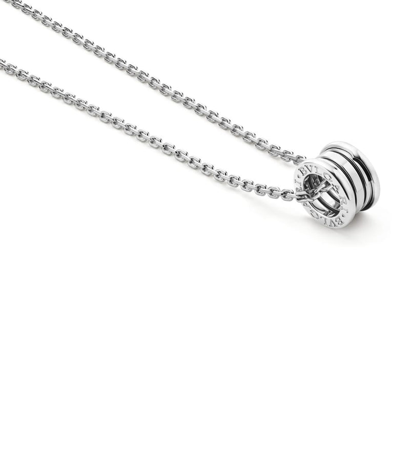 Bvlgari B.zero1 white gold pendant necklace (British brand)