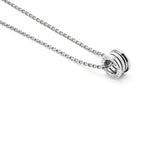 Bvlgari B.zero1 white gold pendant necklace (British brand)