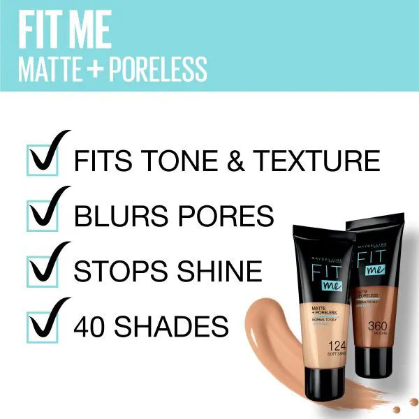 Maybelline Fit Me Foundation 350 Caramel imported from the UK