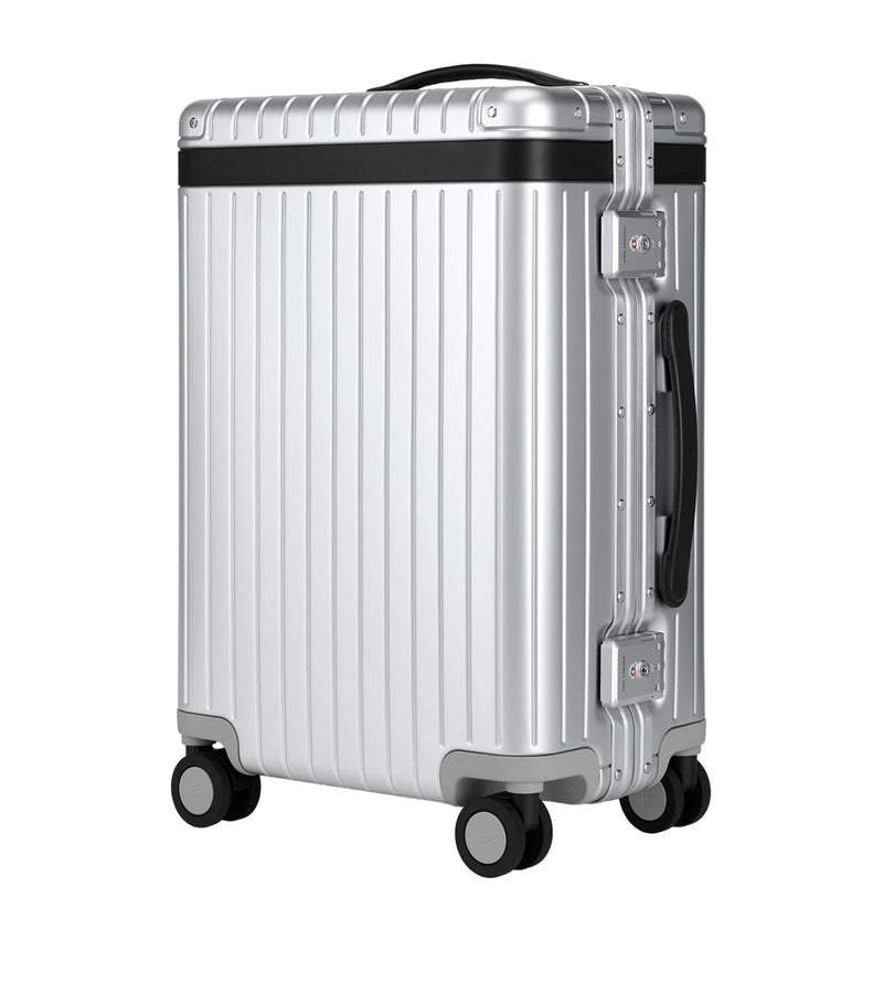 Carl Friedrik Carry-On Suitcase 56cm aluminium (British brand)
