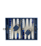Hector Saxe leather backgammon set, UK version