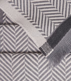 Giorgio Armani wool herringbone scarf - British product