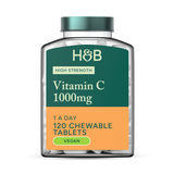 Holland & Barrett Holland & Barrett High Strength Chewable Vitamin C 1000mg Orange Supplement 120 Tablets- Buy online at McGrocer