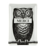 Harrods Fornasetti Rectangular Porcelain Ashtray- Buy online at McGrocer