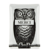 Harrods Fornasetti Rectangular Porcelain Ashtray- Buy online at McGrocer