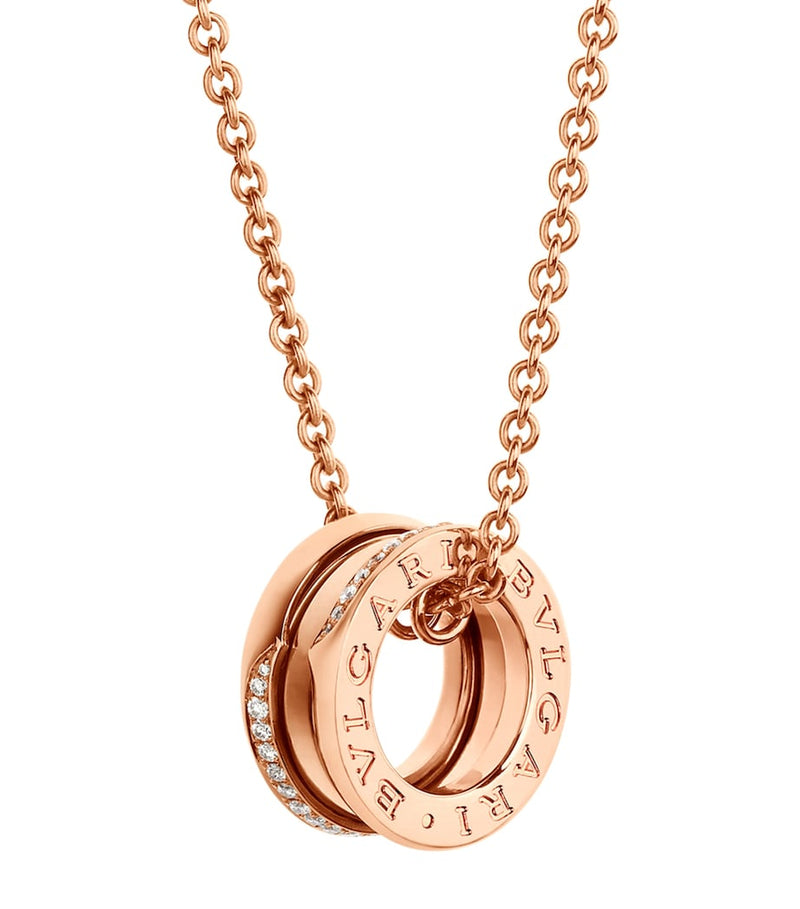 Bvlgari B.zero1 necklace rose gold - British product