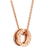 Bvlgari B.zero1 necklace rose gold - British product