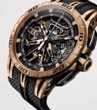 Roger Dubuis Excalibur Flyback Chronograph rose gold watch 45mm - British product